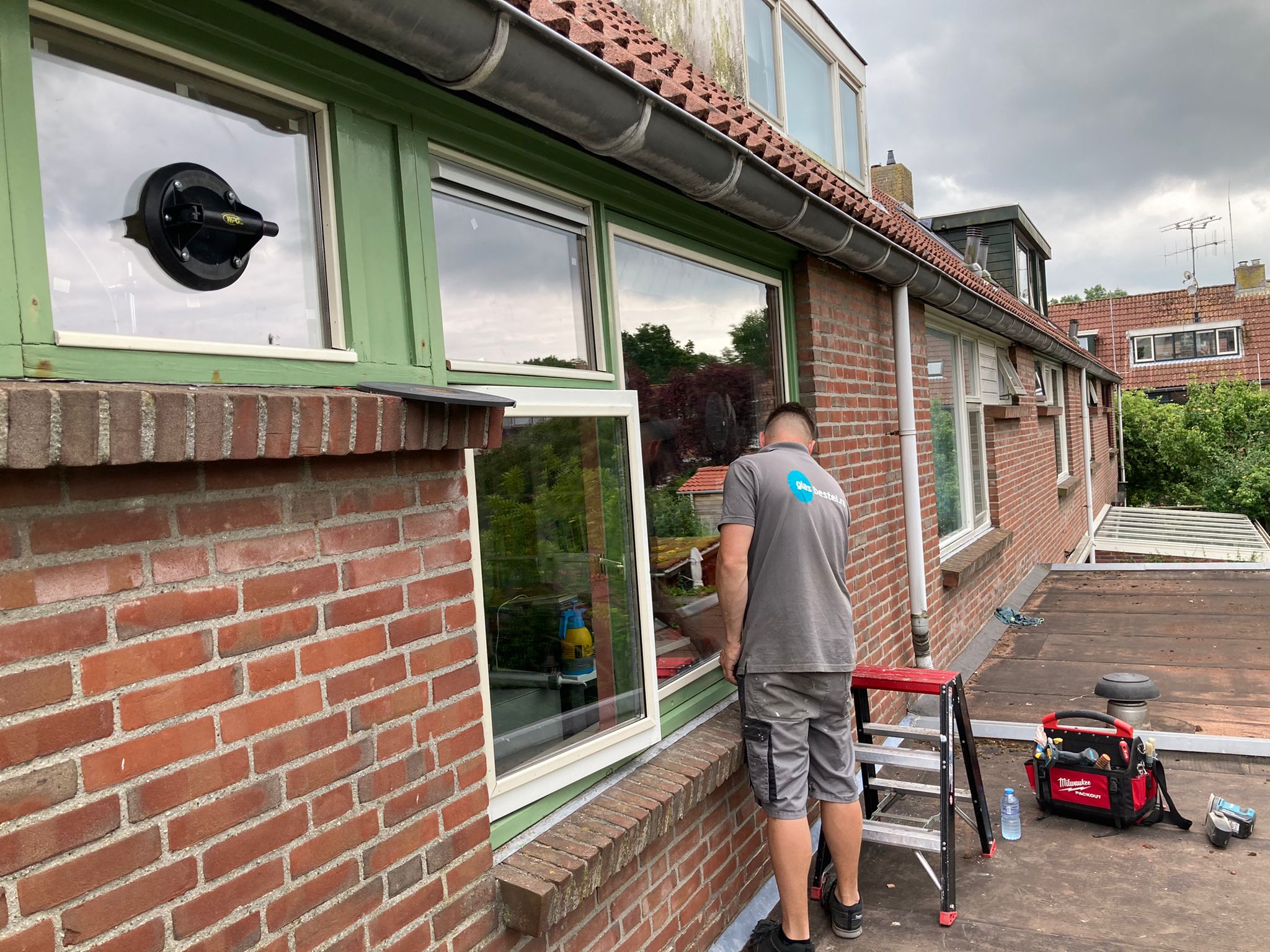 Herisoleren hr++ glas te Leiden