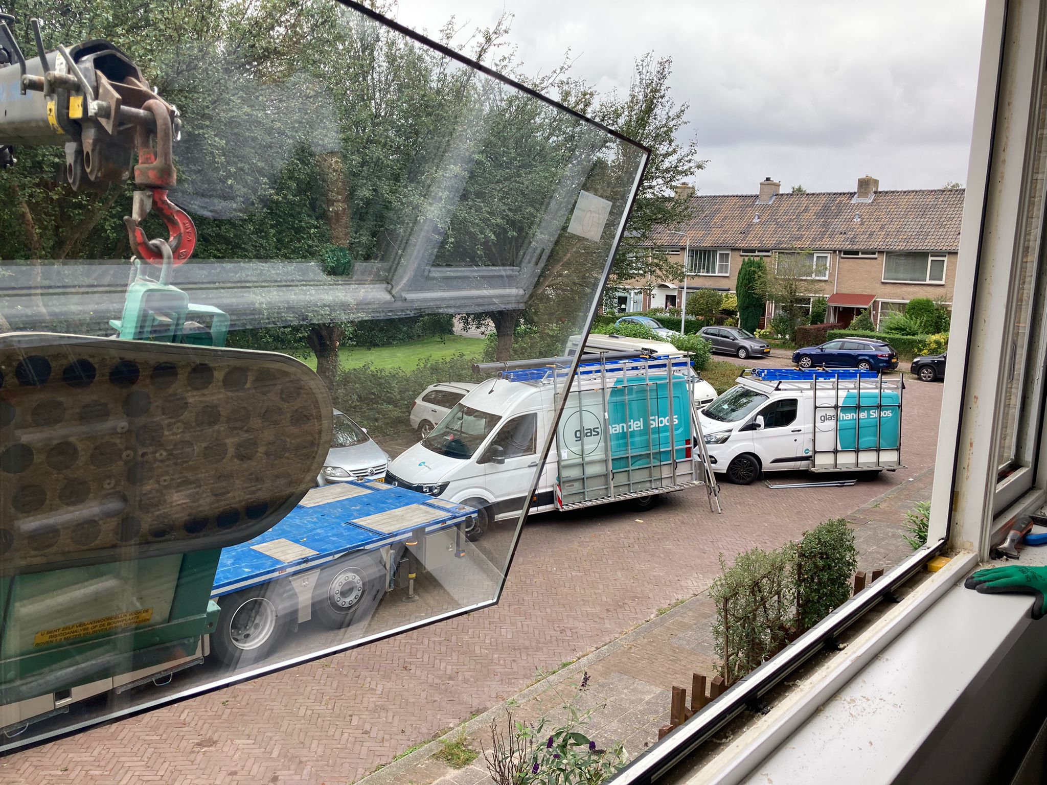 Grote isolatie ruit te Voorschoten